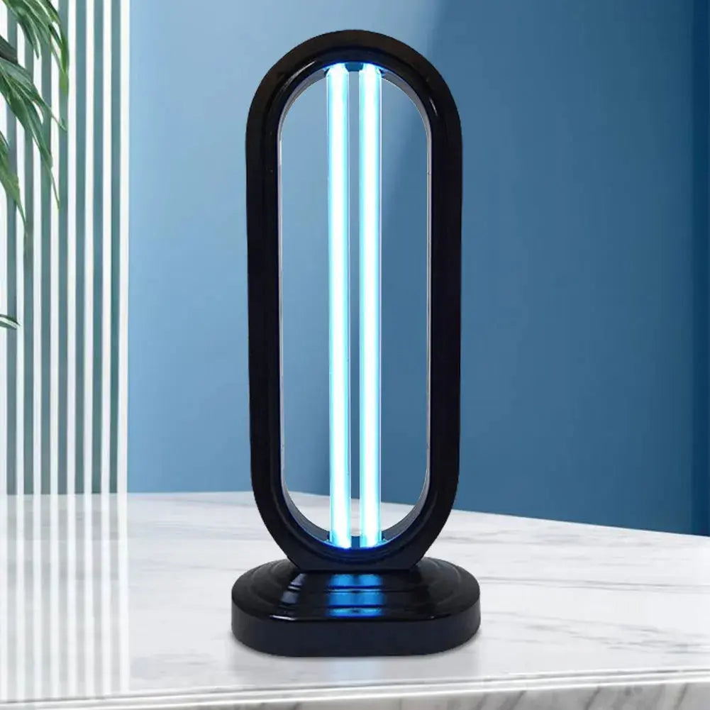 UV-C dezinfekční lampa 38W s ozonovou technologií — dálkové ovládání, vestavěný časovač, černá nebo bílá