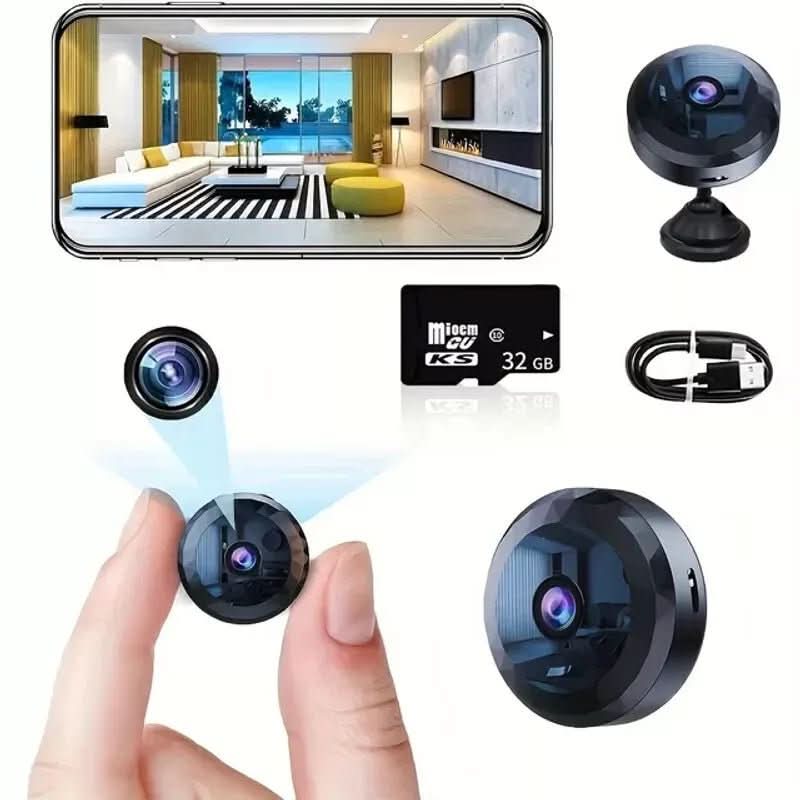 NovaMini Magnetyczna kamera bezpieczeństwa Wi‑Fi – obraz HD 1080P w nocy, wykrywanie ruchu