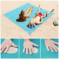 XXL Sandless Beach Towel — Unique Membrane Design, 78.7 x 78.7 Inches