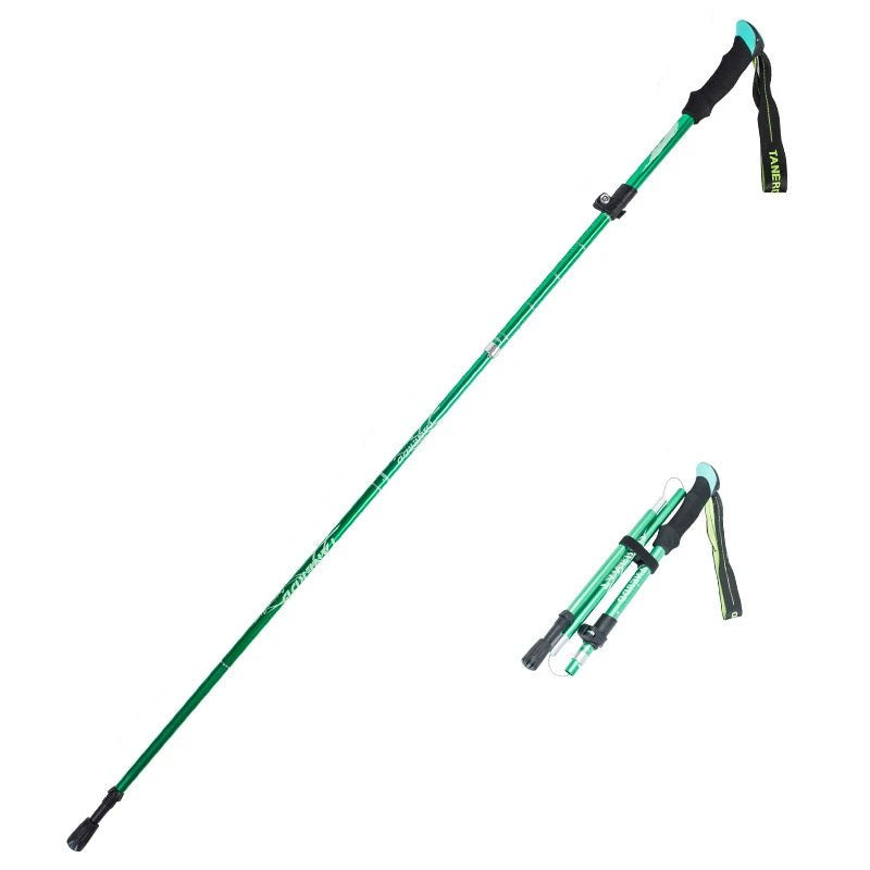 軽量トレッキングポール — 長さ調節可能、EVAグリップ、折りたたみ式フレーム