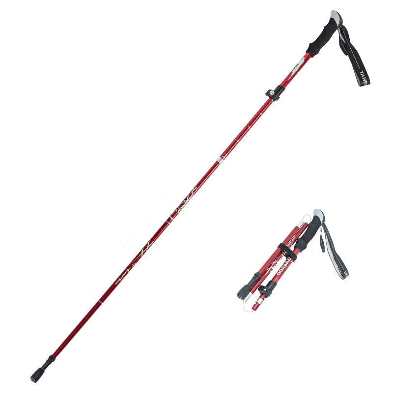 軽量トレッキングポール — 長さ調節可能、EVAグリップ、折りたたみ式フレーム