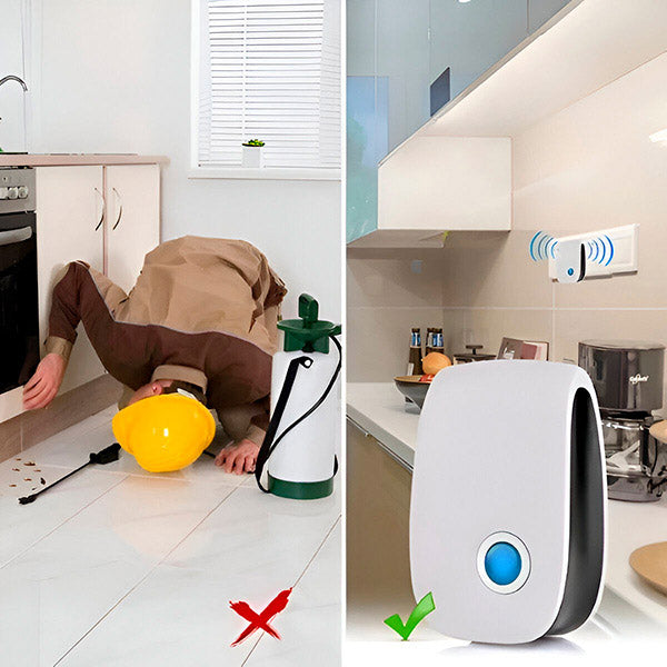 Sonic Pest Deterrent For Home And Office Up To 100 Square Meters Plug In