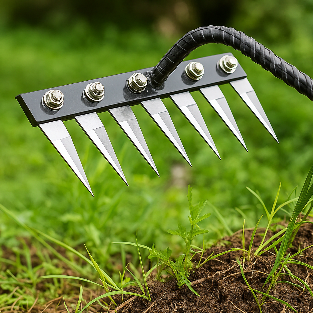 Durable Steel Outdoor Rake For Weeding And Soil Cultivation