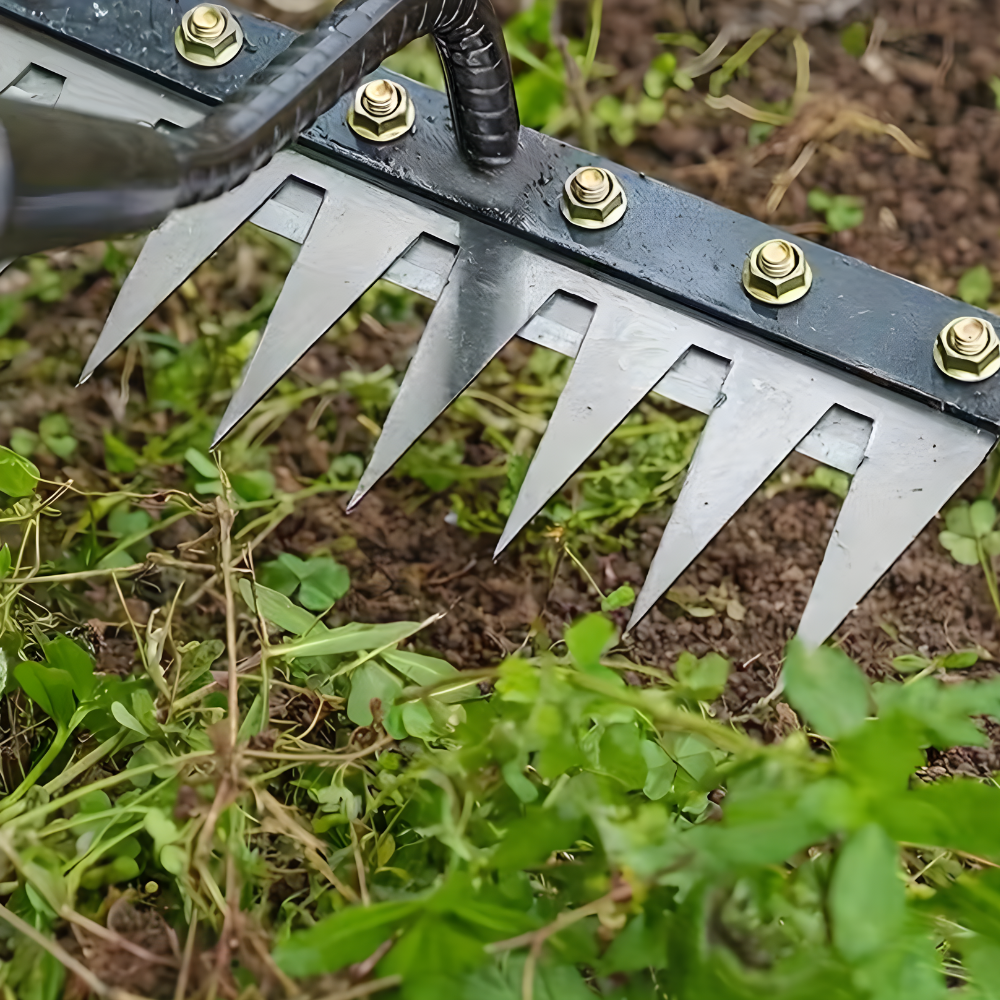 Durable Steel Outdoor Rake For Weeding And Soil Cultivation