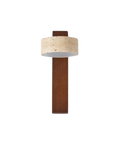Travertine Stone Wall Lamp With Warm Light For Living Room Scandinavian Style Ambience