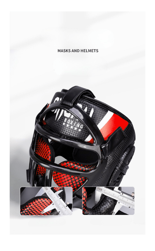 AeroGuard Premium Headgear — Integrerat ansiktsskydd, heltäckande skydd