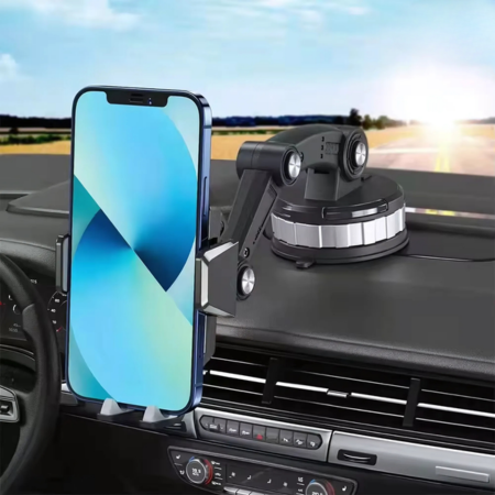 Universal Car Dashboard Phone Holder With 360-Degree Rotation And Strong Suction