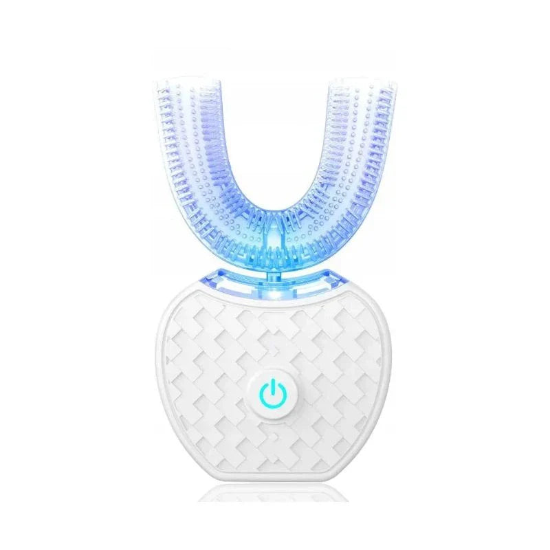 Ultrasonic Whitening Toothbrush With Brushing Results