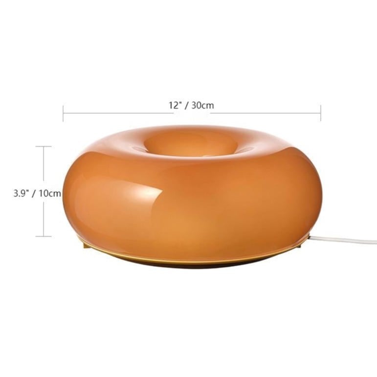 NovaHalo Donut LED Wall And Desk Lamp For Warm Ambient Lighting In Modern Spaces