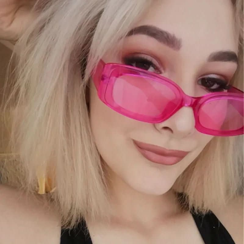 EraShade Women's Retro Rectangular Sunglasses — UV400 Protection