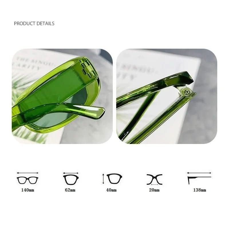 EraShade Women's Retro Rectangular Sunglasses — UV400 Protection