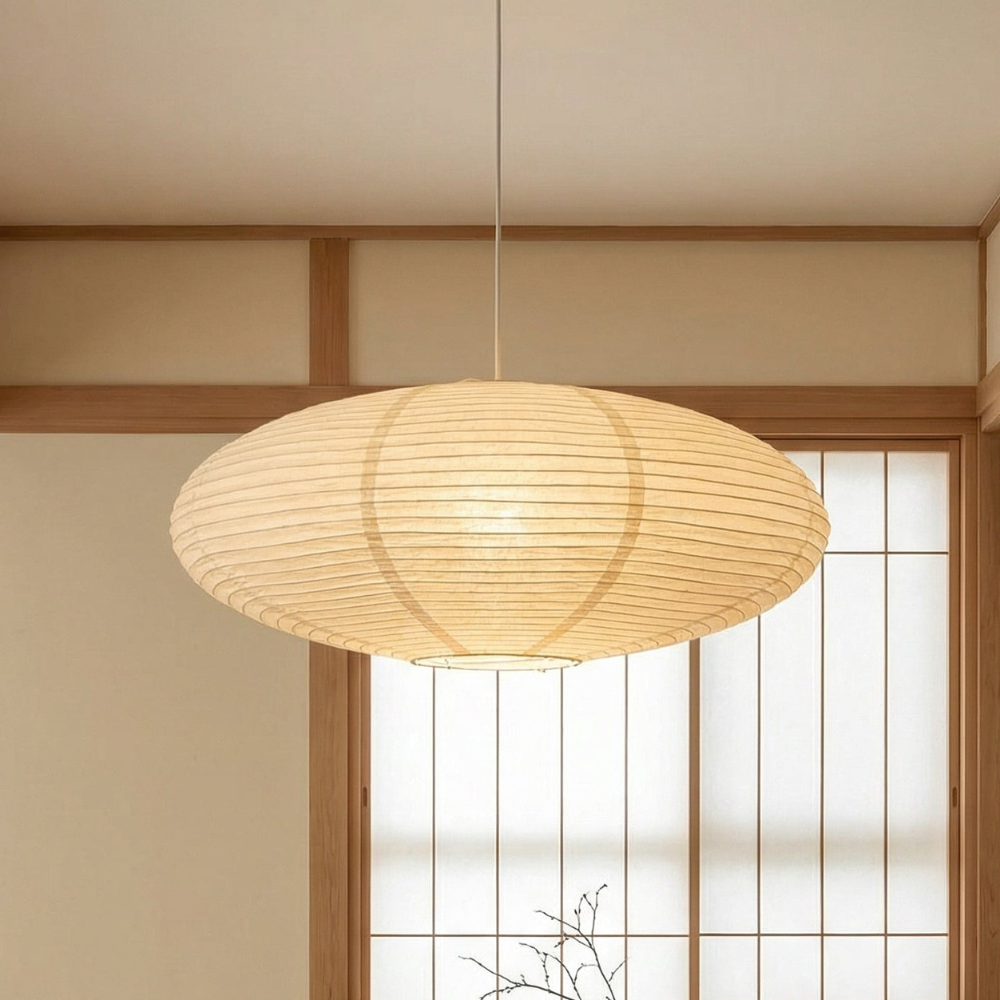 Novae Paper Pendant Lamp For Indoor Living Areas And Dining Rooms Home Decor Light Fixture