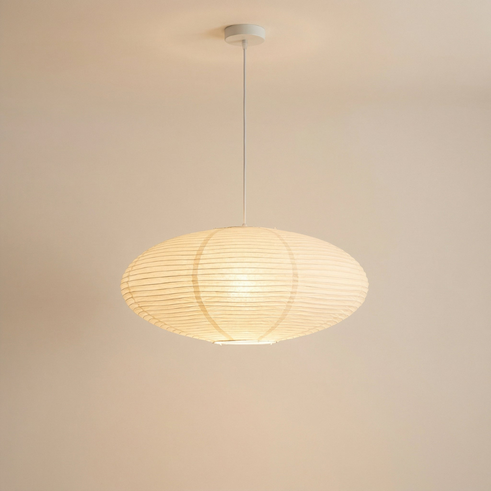 Novae Paper Pendant Lamp For Indoor Living Areas And Dining Rooms Home Decor Light Fixture