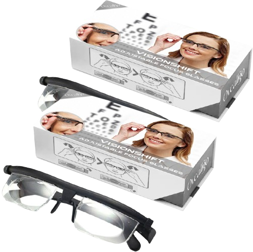 Adjustable Glasses With Focus Dial For Clear Reading And Distance Vision