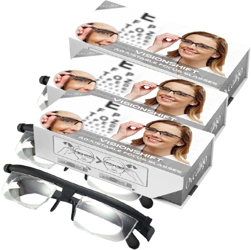 Adjustable Glasses With Focus Dial For Clear Reading And Distance Vision