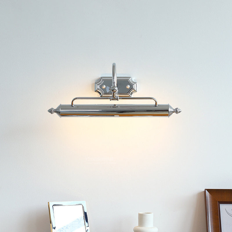 Vellichor Adjustable Gooseneck Wall Lamp for Art and Mirrors, Industrial Lighting