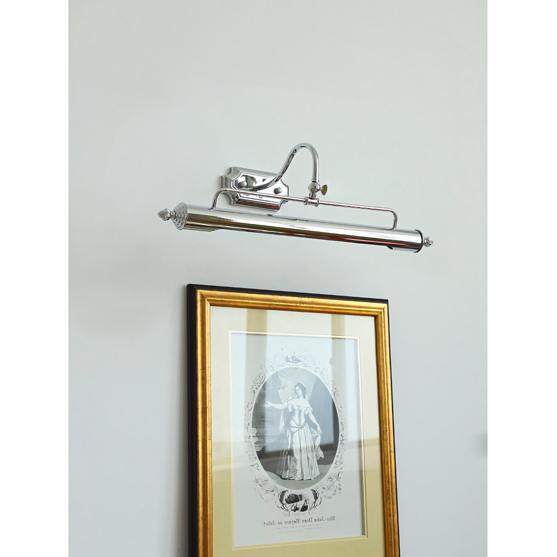 Vellichor Adjustable Gooseneck Wall Lamp for Art and Mirrors, Industrial Lighting