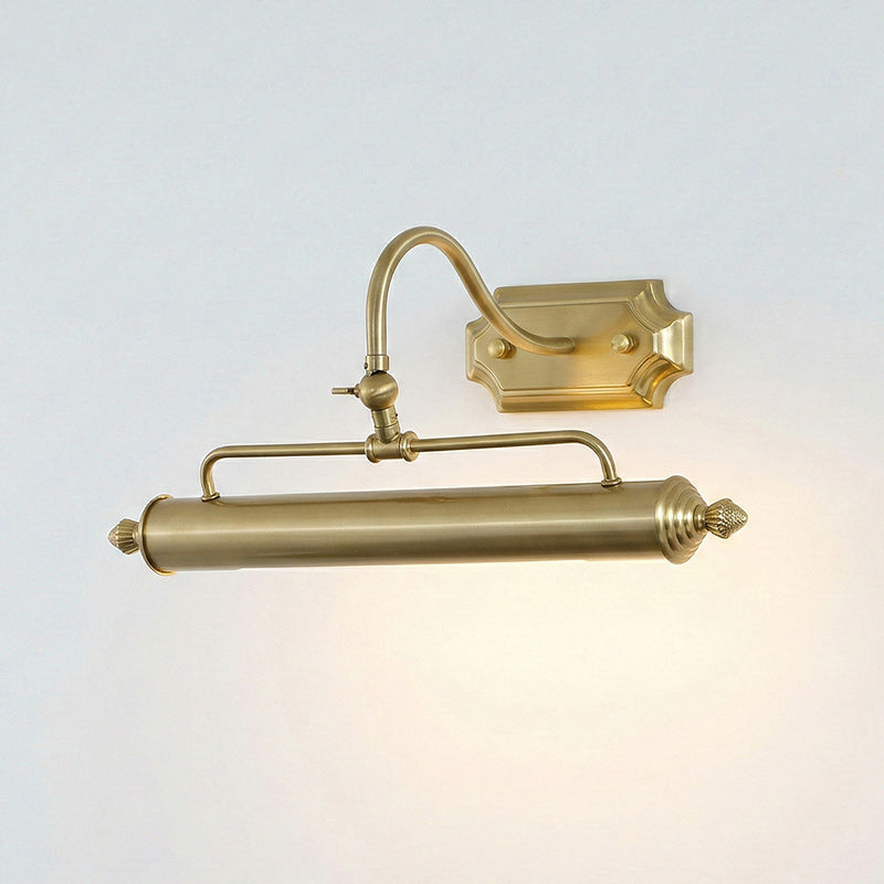 Vellichor Adjustable Gooseneck Wall Lamp for Art and Mirrors, Industrial Lighting