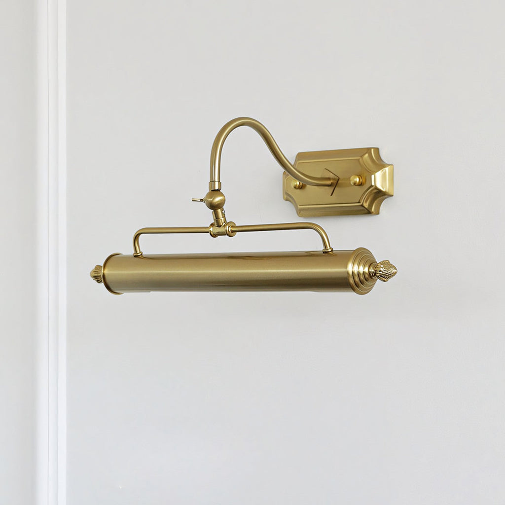 Vellichor Adjustable Gooseneck Wall Lamp for Art and Mirrors, Industrial Lighting