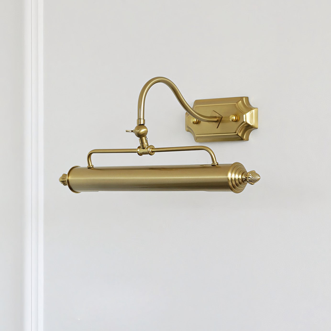 Vellichor Adjustable Gooseneck Wall Lamp for Art and Mirrors, Industrial Lighting