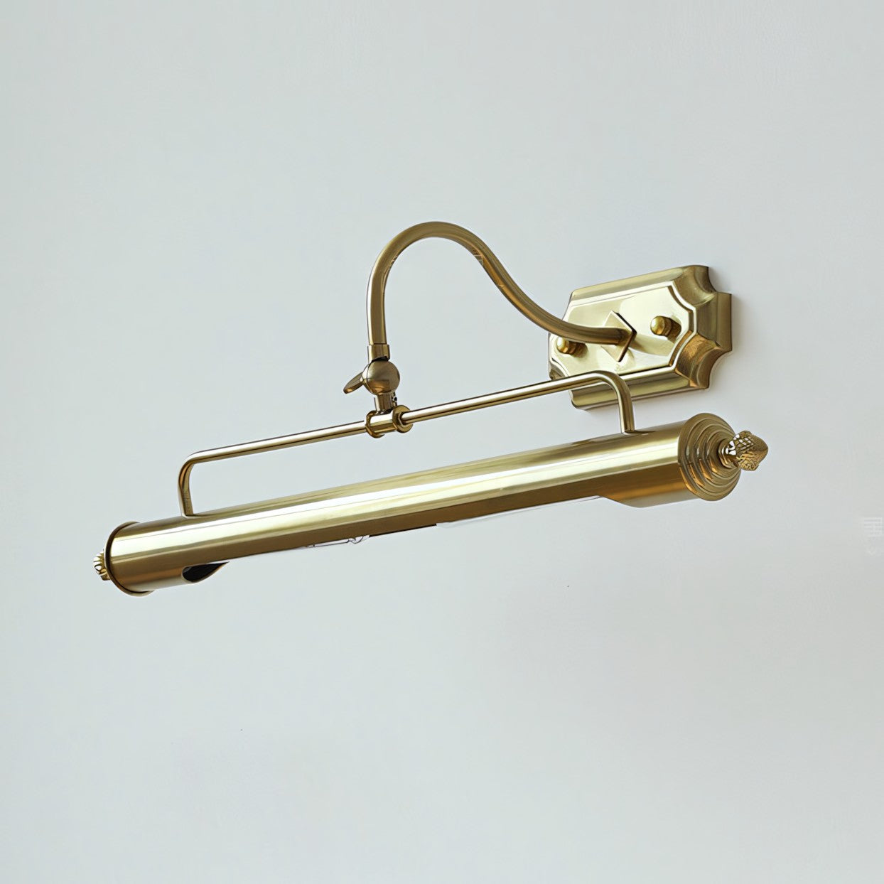 Vellichor Adjustable Gooseneck Wall Lamp for Art and Mirrors, Industrial Lighting