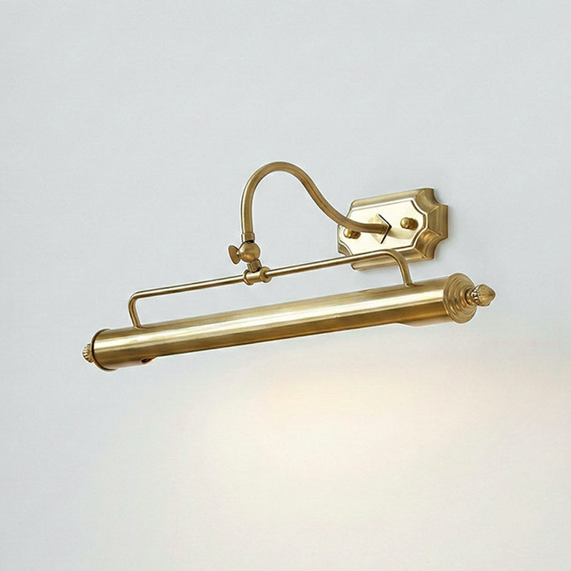 Vellichor Adjustable Gooseneck Wall Lamp for Art and Mirrors, Industrial Lighting