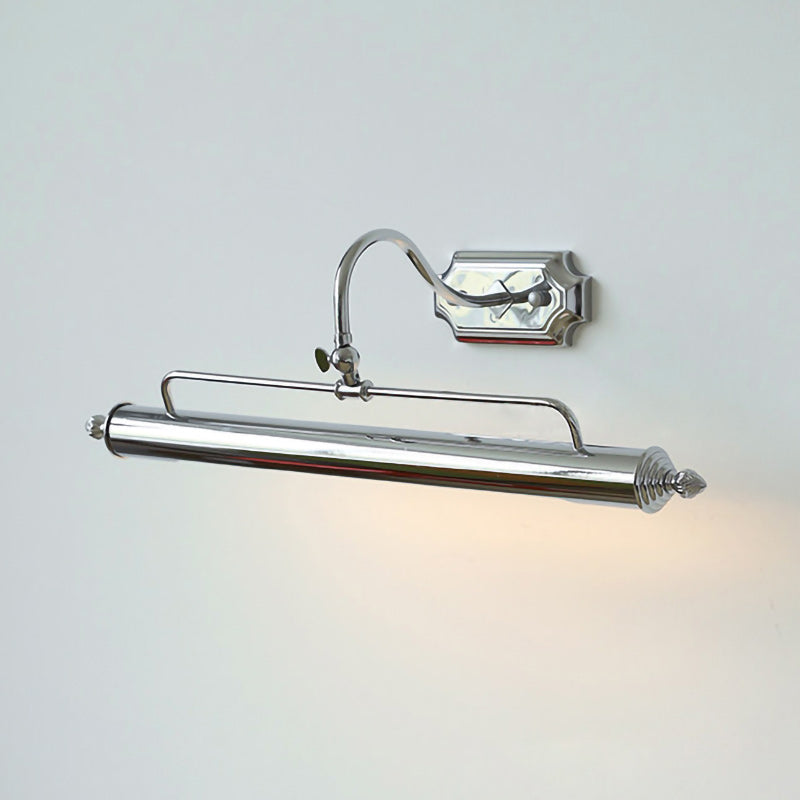 Vellichor Adjustable Gooseneck Wall Lamp for Art and Mirrors, Industrial Lighting