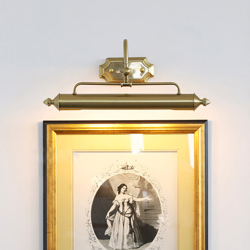 Vellichor Adjustable Gooseneck Wall Lamp for Art and Mirrors, Industrial Lighting
