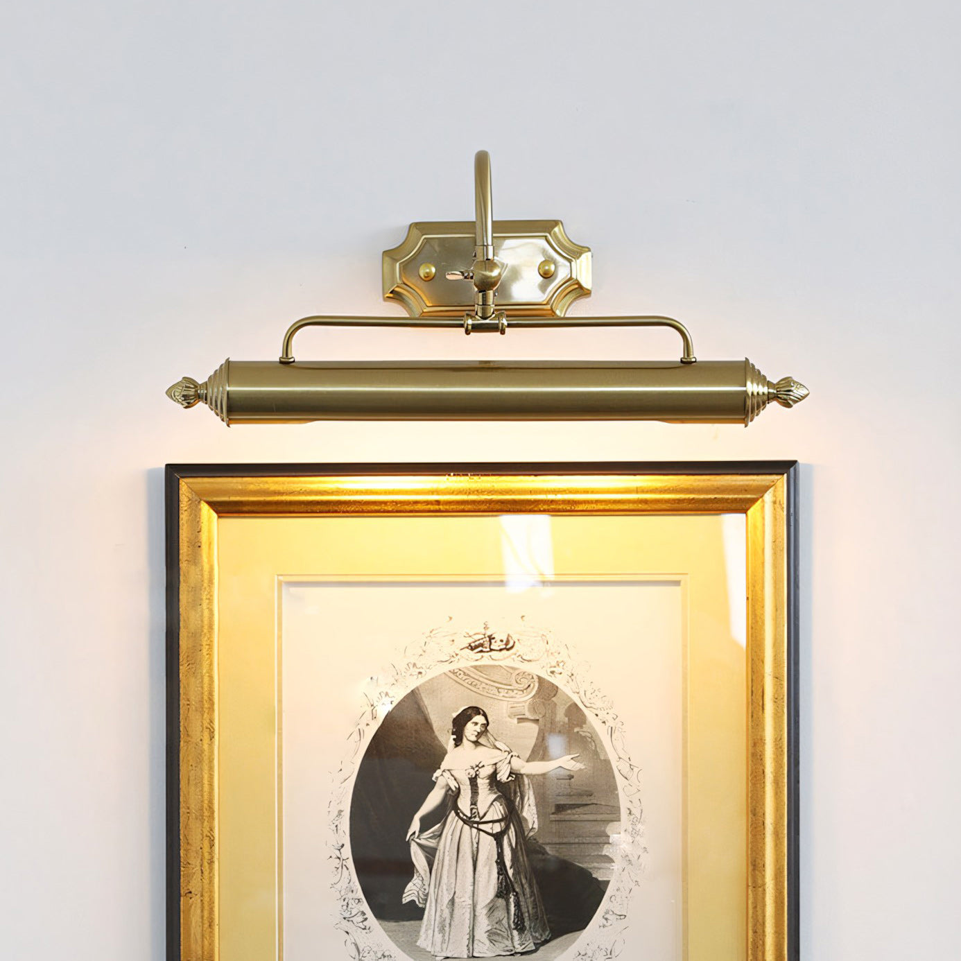 Vellichor Adjustable Gooseneck Wall Lamp for Art and Mirrors, Industrial Lighting