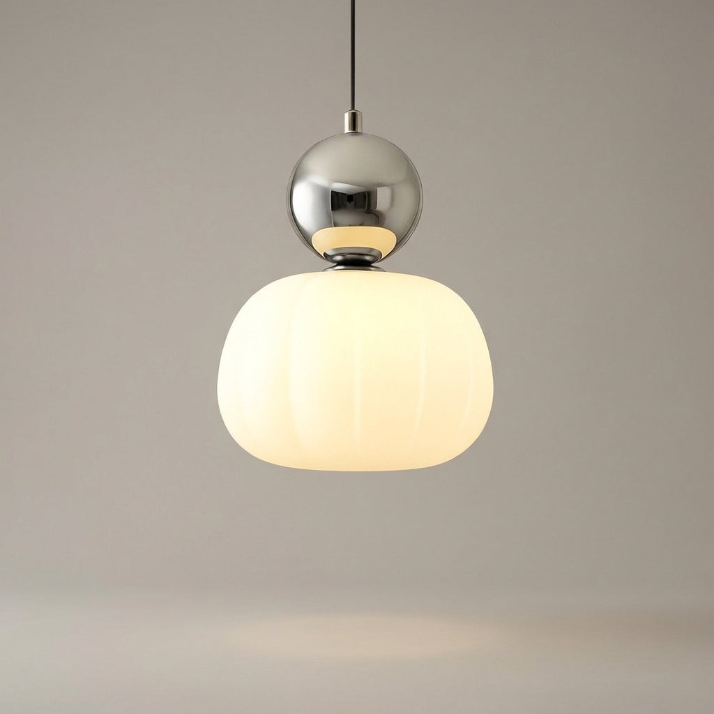 LumaNova Geometric Pendant Light Fixture For Modern Interiors With Stylish Shade