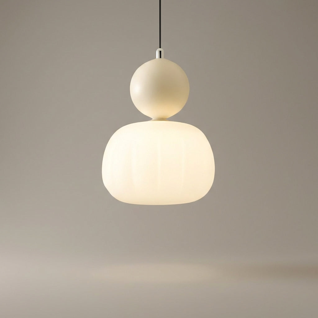 LumaNova Geometric Pendant Light Fixture For Modern Interiors With Stylish Shade