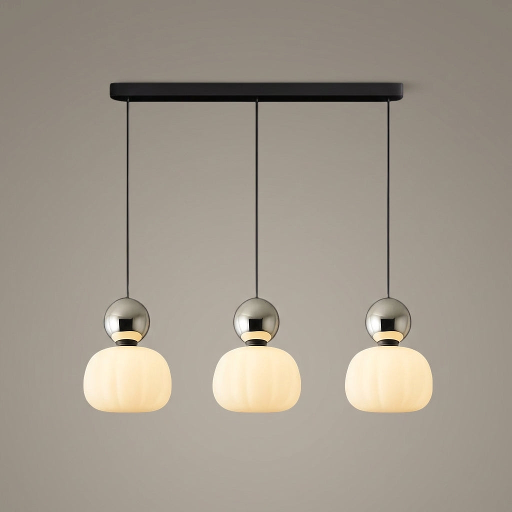 LumaNova Geometric Pendant Light Fixture For Modern Interiors With Stylish Shade