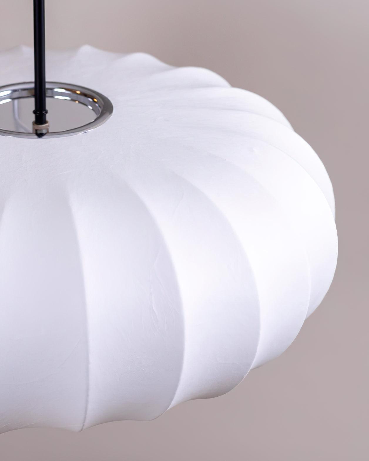 Aero Pendant Light With Natural Materials For Kitchen And Dining Areas In Modern Homes And Spaces