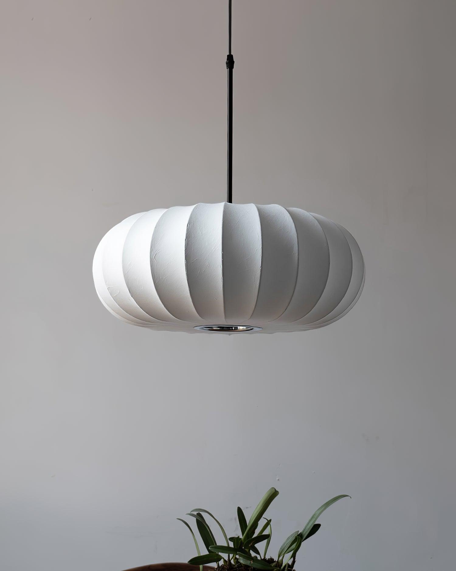 Aero Pendant Light With Natural Materials For Kitchen And Dining Areas In Modern Homes And Spaces