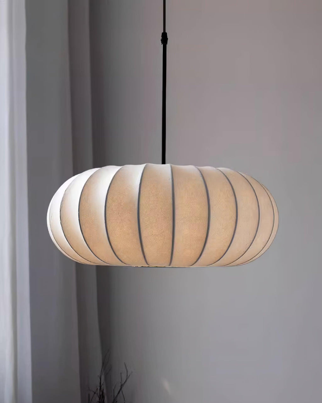 Aero Pendant Light With Natural Materials For Kitchen And Dining Areas In Modern Homes And Spaces