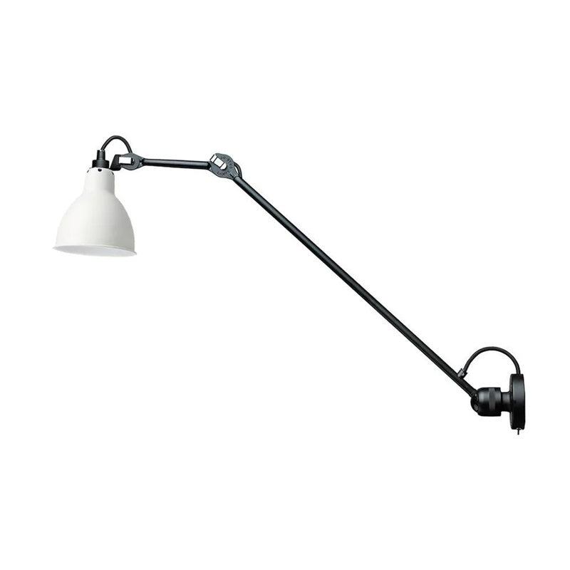 Matte Black Wall Lamp With Adjustable Arm For Reading Corner