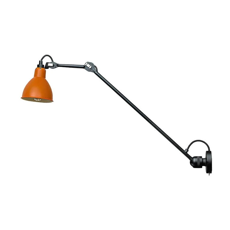 Matte Black Wall Lamp With Adjustable Arm For Reading Corner