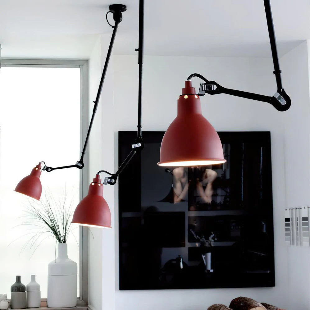 Matte Black Wall Lamp With Adjustable Arm For Reading Corner