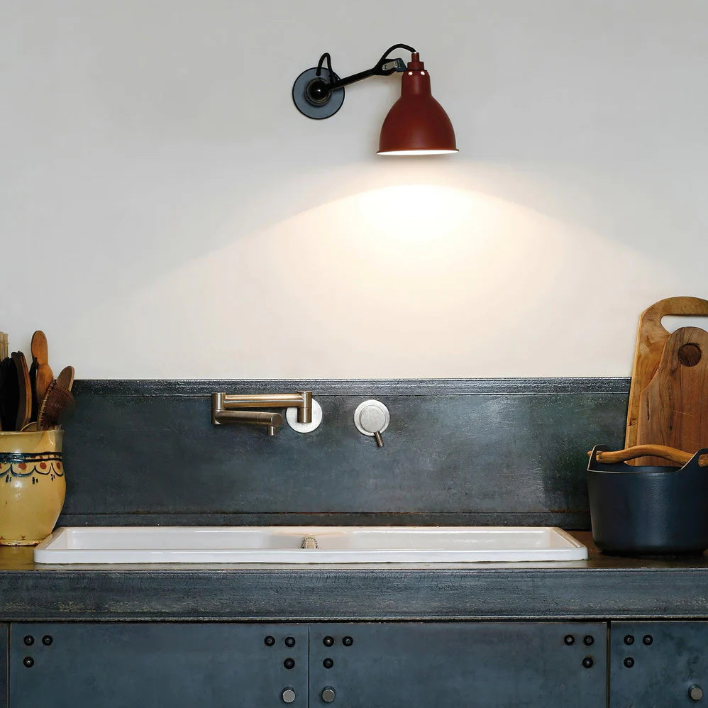 Matte Black Wall Lamp With Adjustable Arm For Reading Corner