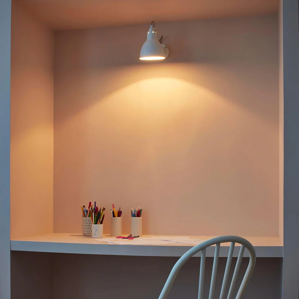 Matte Black Wall Lamp With Adjustable Arm For Reading Corner