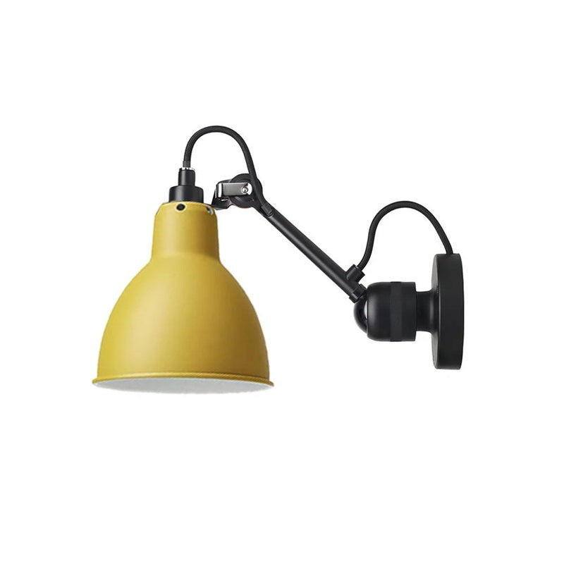 Matte Black Wall Lamp With Adjustable Arm For Reading Corner