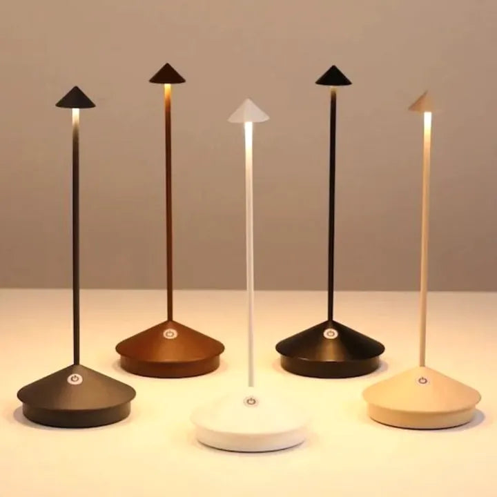 Ładowalna lampa LED — przenośna oprawa z regulacją jasności