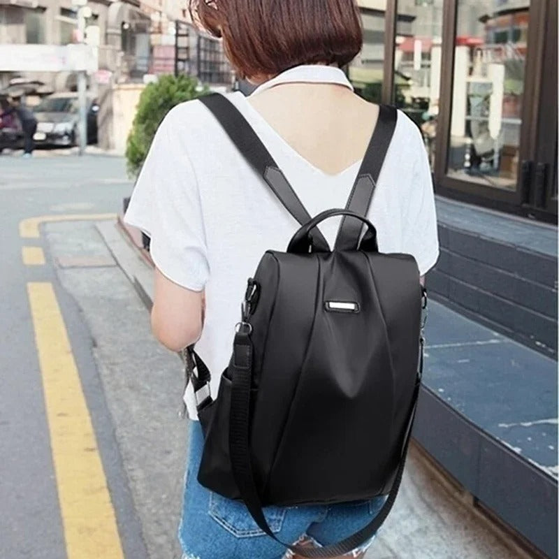 Nylon Backpack — Lightweight Water-Resistant Exterior