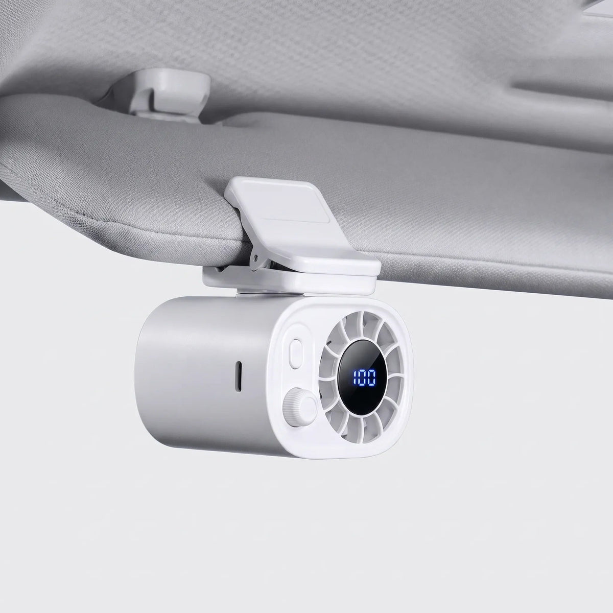 Clip-On Personal Fan — 360 Degree Swing, USB Rechargeable Battery