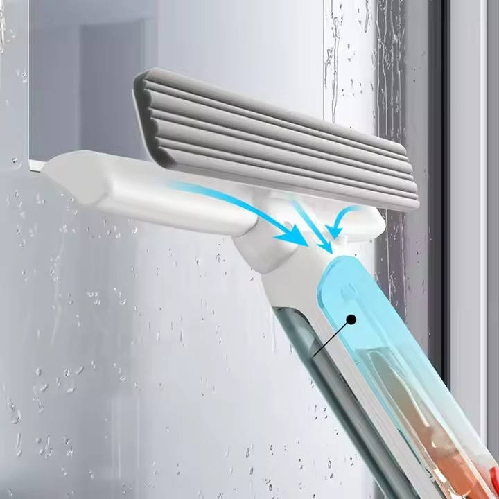 Telescoping Window Cleaning Wand — Adjustable Reach Pole, Ergonomic Grip