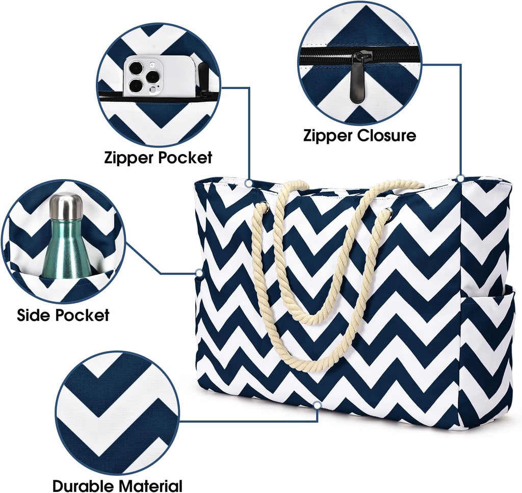 Waterproof Tote — Durable, Zipped Storage Bag