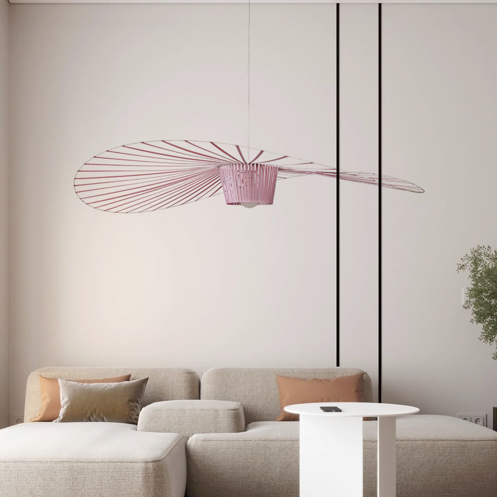 Vertigo Fiberglass Pendant Light With Flowing Silhouette Modern Sculpture