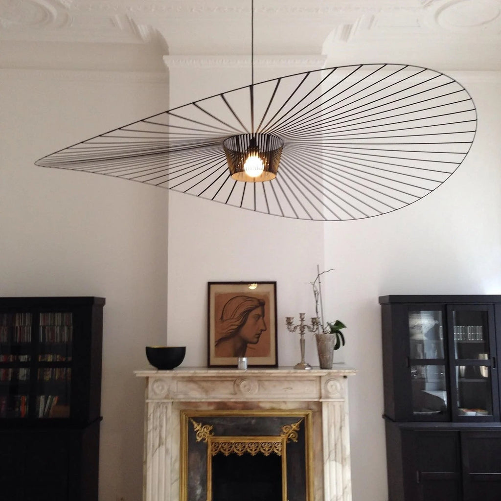 Vertigo Fiberglass Pendant Light With Flowing Silhouette Modern Sculpture