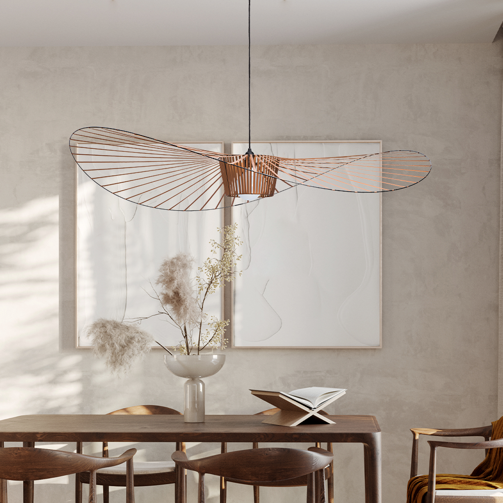 Vertigo Fiberglass Pendant Light With Flowing Silhouette Modern Sculpture