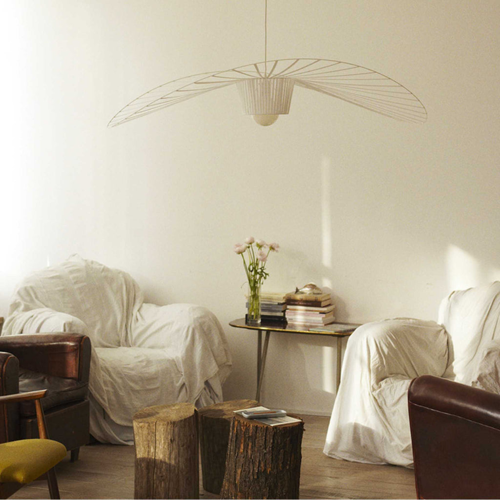 Vertigo Fiberglass Pendant Light With Flowing Silhouette Modern Sculpture